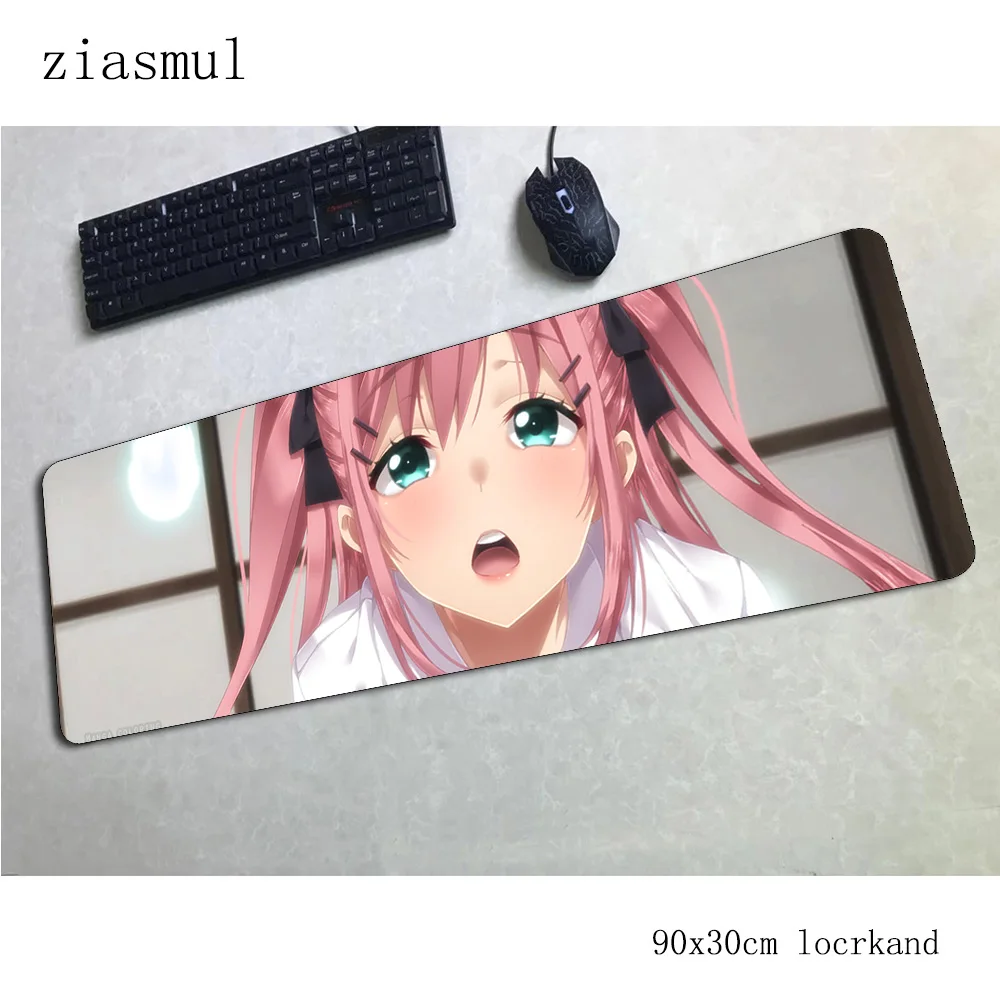 Kawaii padmouse 900x300x3 мм игровой коврик для мыши объемный рисунок коврик для мыши геймер компьютерный стол популярный коврик notbook mousemate pc