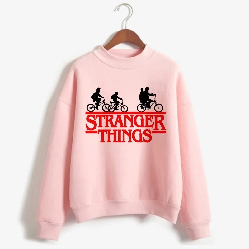 Dropship Stranger Things Hoodies Women/kid Fashion Cotton Female Pink Sweatshirts Autumn Thing Hoodie Clothes | Женская одежда