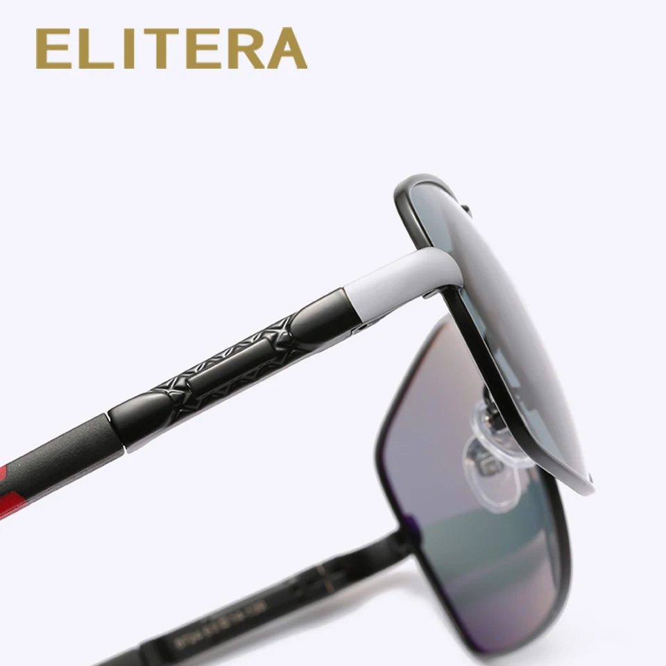 ELITERA Брендовые мужские солнцезащитные очки из сплава, поляризованные UV400 зеркальные Мужские солнцезащитные очки, женские очки