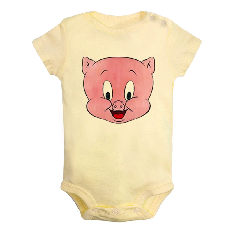JcBaby1353YD Милый комплект одежды для новорожденных мальчиков и девочек с изображением поросенка из мультфильма JDM Art Car sticker Bomb - Цвет: JcBaby1353YD