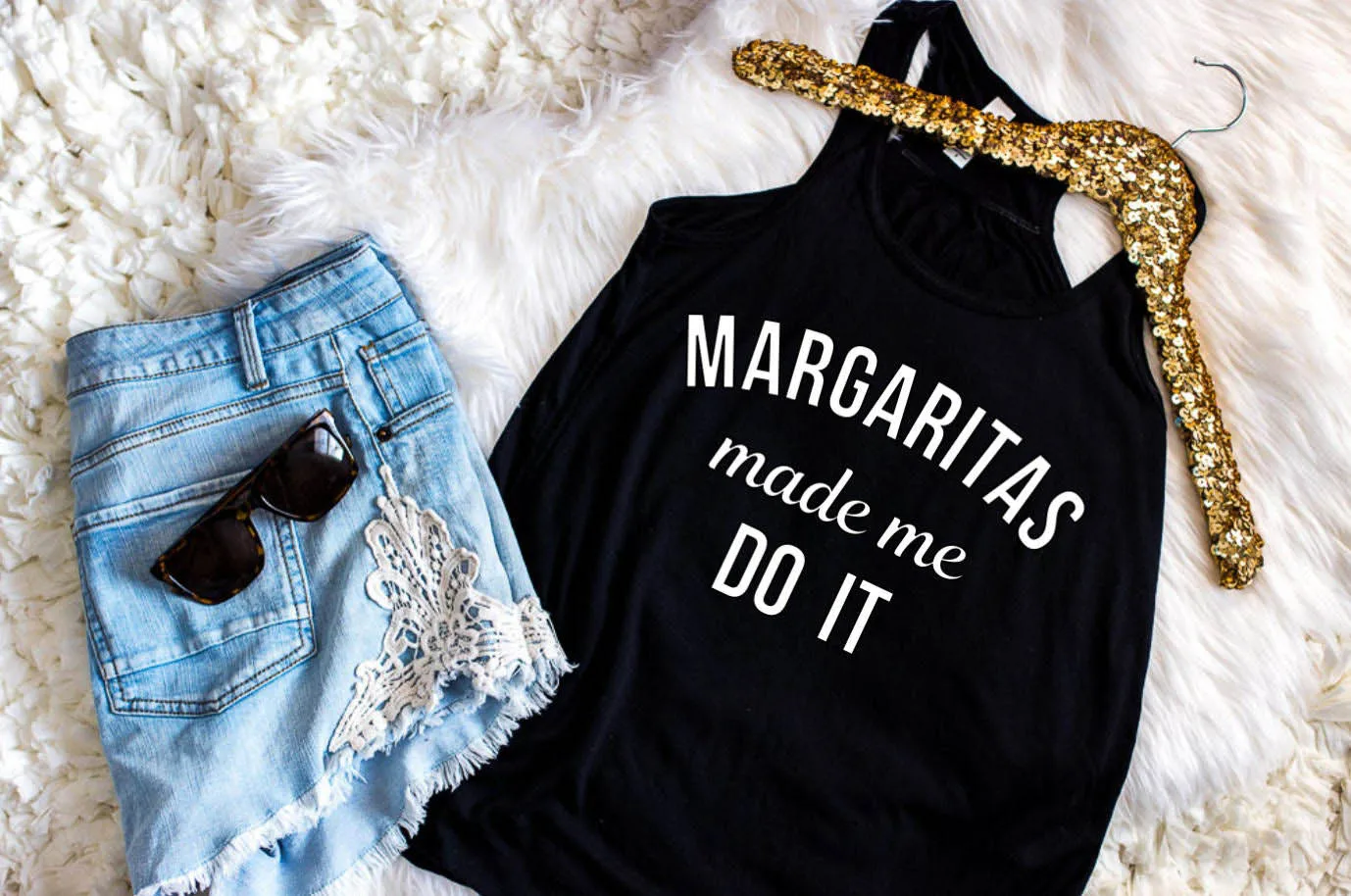 Одежда Margaritas сделал меня сделать это майка топы жилет лозунг Женская мода гранж Tumblr хипстер майка Singlet без рукавов - Цвет: Black
