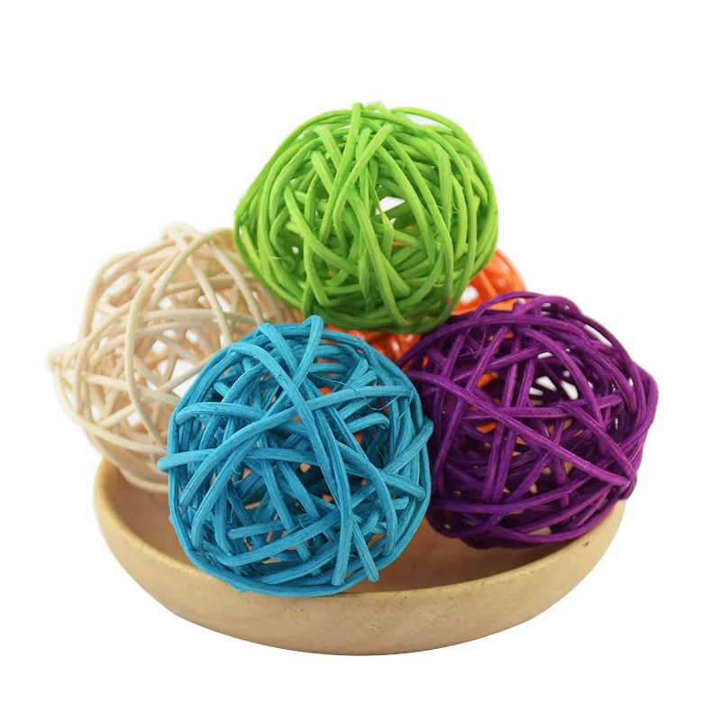 Hollow Ball Decoration 10pcs Home Decorative Balls Rattan Craft Party DIY Ornament