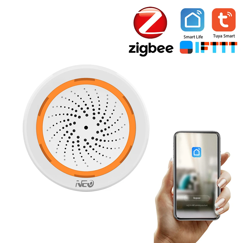 NEO Wifi Sirene Alarm Sensor Smart Alarm Haussicherungs system Tuya APP N0I6 