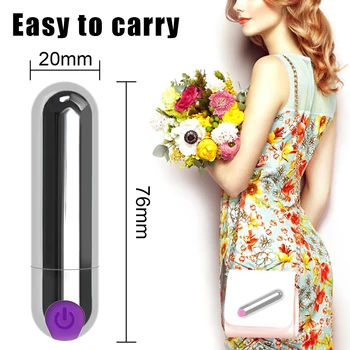 OLO Mini Bullet Vibrator for Women  Strong Vibration Waterproof G-spot Massager 10 Speed Sex Toys USB Rechargeable 6