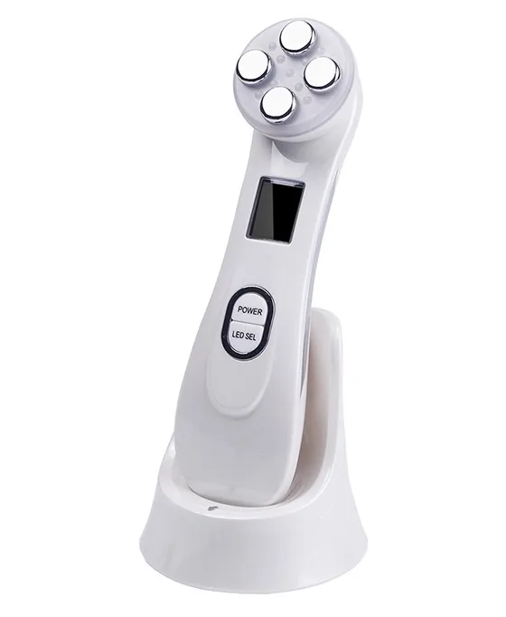 Светодиодный фото лечение кожи лица лифтинг омоложение 5 в 1 микро Массажная игрушка Красота кожи устройство машина
