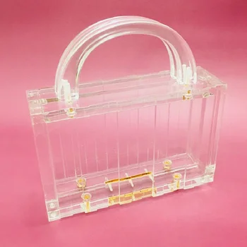 

Purse Pretty Lucite Clutch Handamde In Dubai Marble Bags Ccrylic Purse Clear Transparent Women Brand PVC Handbags Party Bags