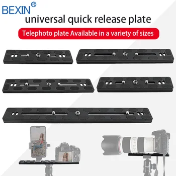 Camera Lens Support Mount Plate Dslr Long Quick Release Plate Adapter Clamp Camera Base Plate For Arca Swiss Tripod Ball Head 21mm ultra slim metal panoramic panorama head quick release plate for arca swiss rrs kirk sunwayfoto camera tripod ball head