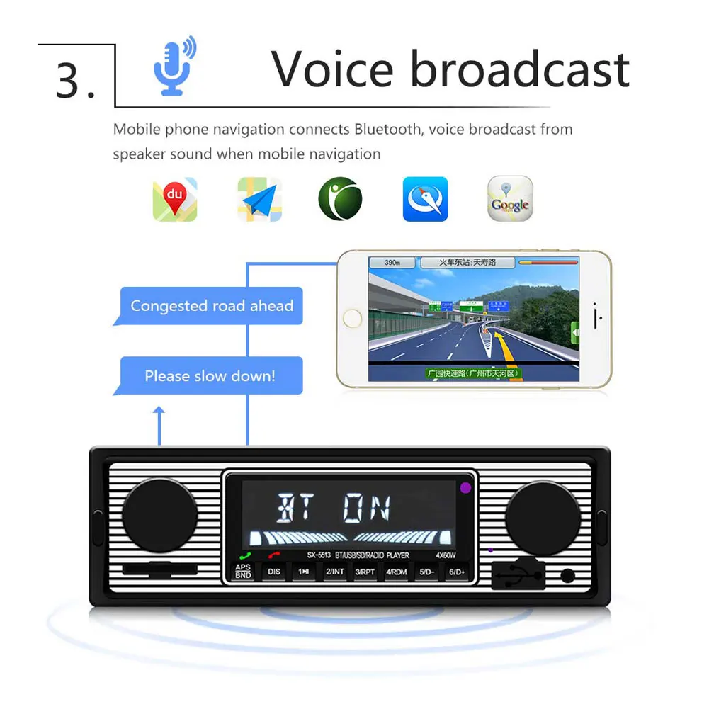 Хит, винтажный Автомобильный Bluetooth радио, MP3 плеер, стерео USB/AUX, классическое стерео аудио, FM радио, дистанционное управление, ретро мульти плеер