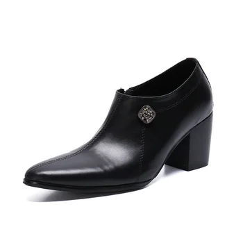 

Chaussure Homme Cuir Genuine Leather Shoes Male Leisure Loafers British Style Pointed Fashion Men Shoes Loafers