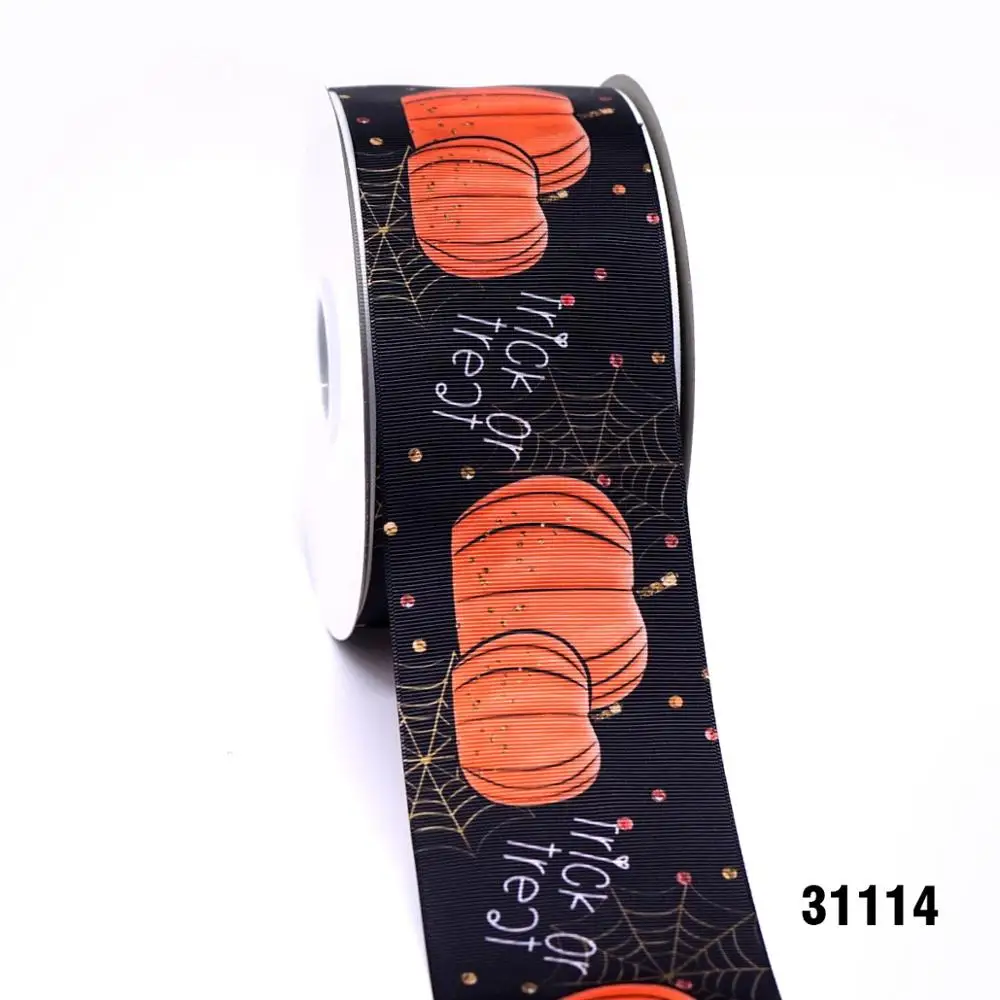 31114 50 ярдов мультфильм напечатанный grosgrain ленты 31109 - Цвет: 31114