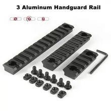 Magorui M-LOK Пикатинни/Вивера сегмент направляющая для ствольной накладки раздел 5/9/13 слот