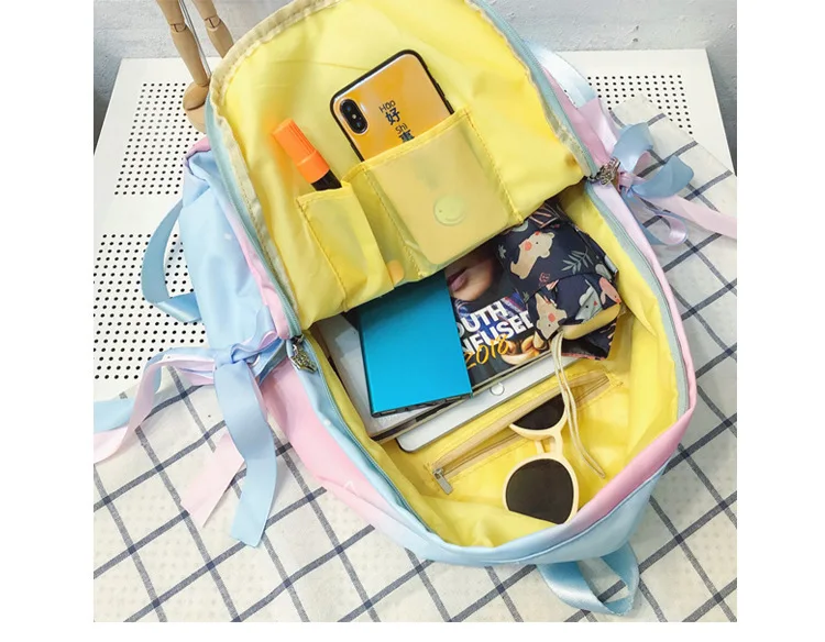 Kpop Bangtan порошок синий градиент jungkook jimin suga v jin RM рюкзак контрастный цвет Корейская версия Студенческая сумка для книг мальчик