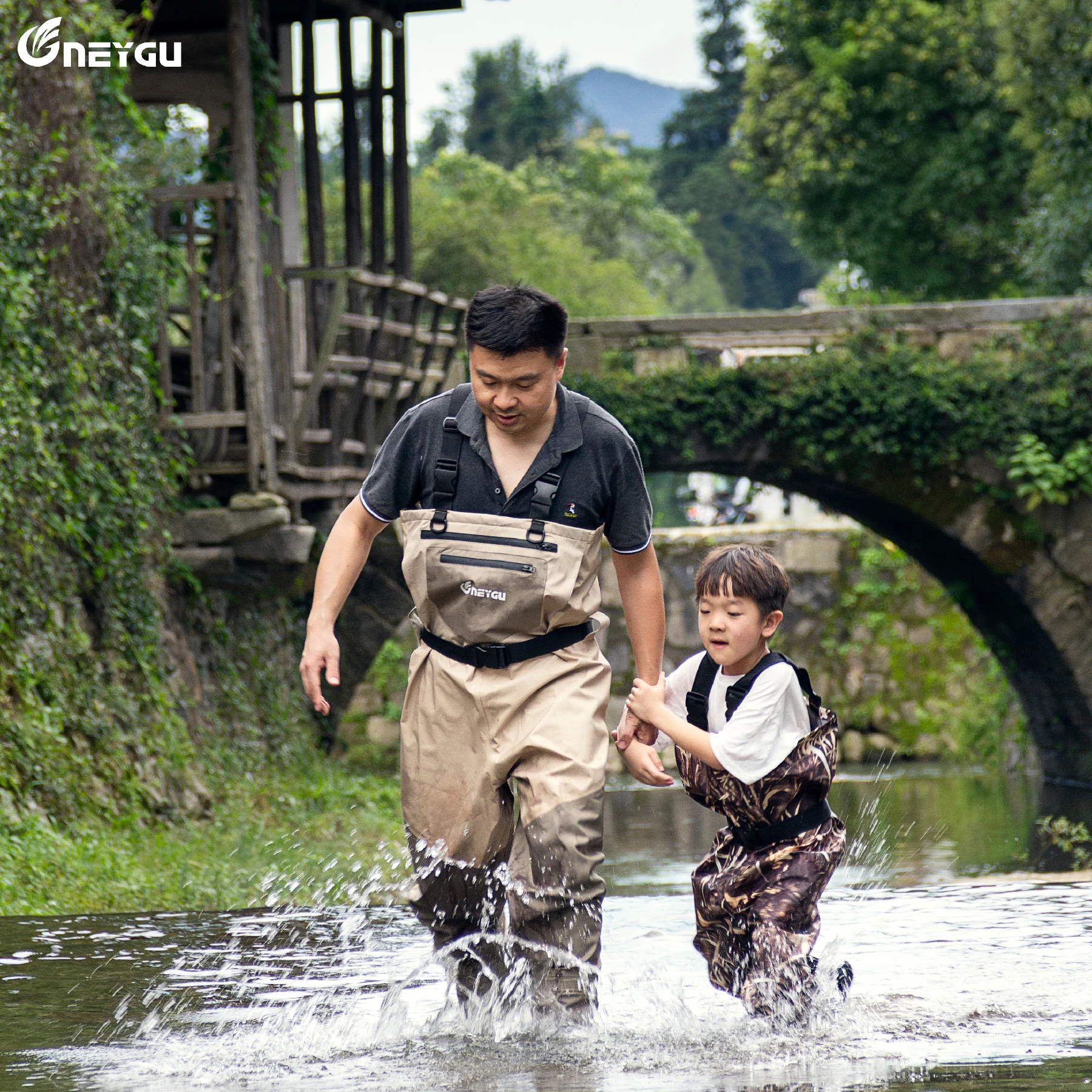 Best Seller  Neygu waterproof & breathable  chest wader  fly fishing waders with neoprene stocking feet  ATV  UTV waders for Outdoors Play