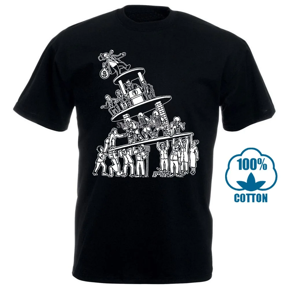 

Anarchy Tower Revolution Wealthy On Top Class Change Life Tee T Shirt Unisex 3D Men Hot Cheap Short Sleeve Male T Shirt 012706