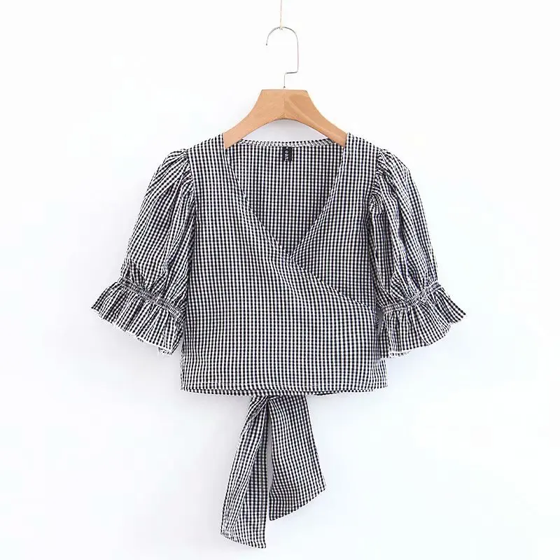 

manner 45-6118, 2019 new amazon Europe and the United States ebay hot style dress hubble-bubble sleeve shirt trials