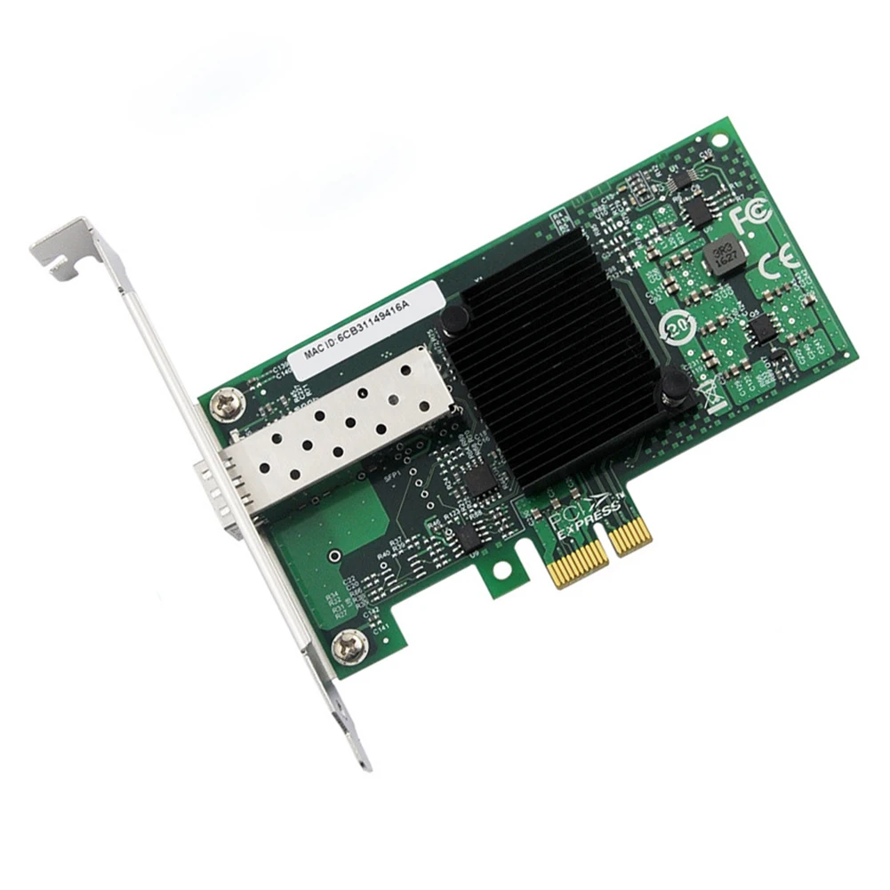 BCM5078 Gigabit 1000 Мбит/с Серверные аксессуары внутренняя Замена Сетевая карта LAN Настольный стабильный PCI Express NIC SFP интерфейс
