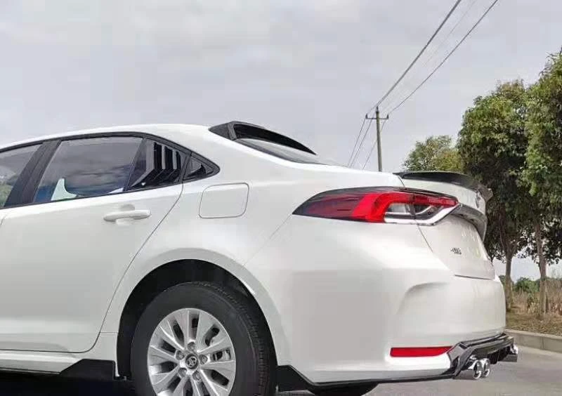 Для Toyota Corolla высокое качество АБС-пластик грунтовка цвет задний багажник спойлер на крышу автомобиля украшение в виде хвостового крыла для Corolla 19