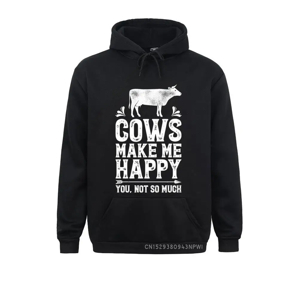 Cows Make Me Happy You Not So Much Funny Cow Farmer Farm Pullover Hoodie  Sweatshirts Lovers Day Hoodies Beach Funny Mens - AliExpress