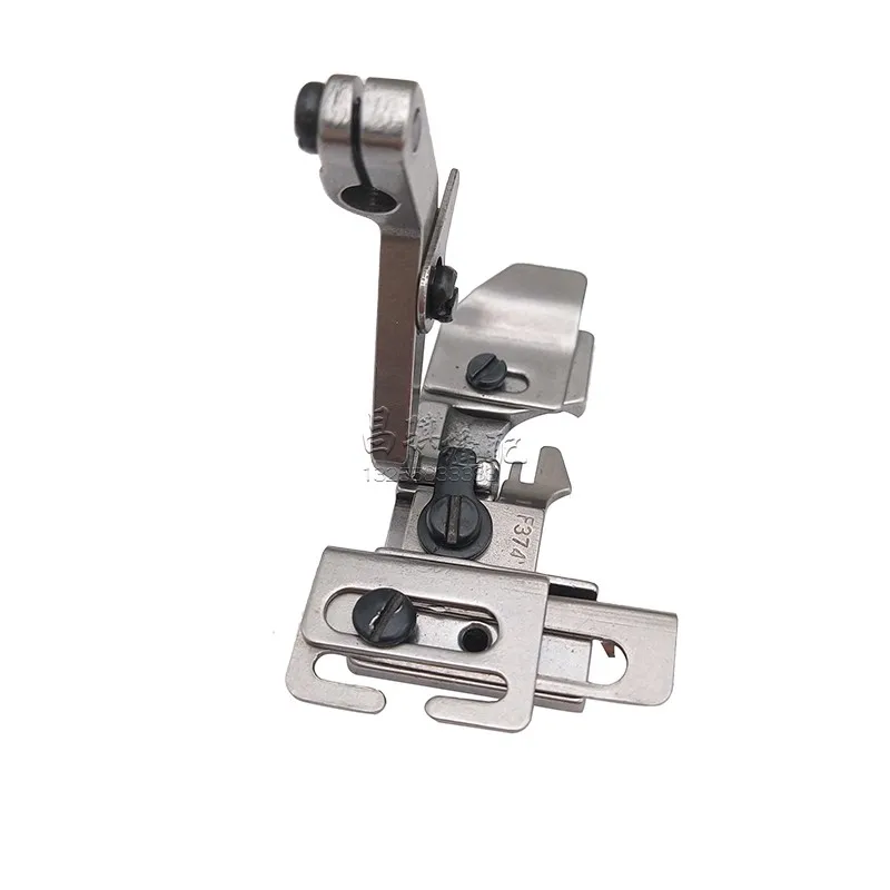 Industrial Overlock Sewing Machine Presser Foot,For Siruba 747 Or Pegasus 700 Four Thread Types, Drawstring Presser Foot