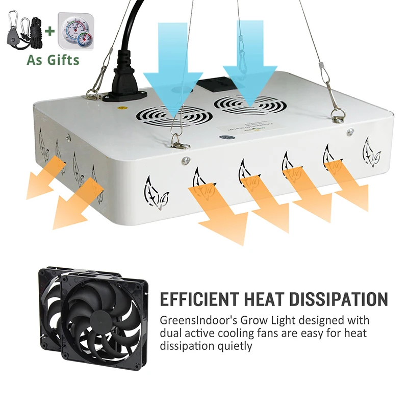  LED Grow Light Full Spectrum 1000W 2000W Indoor Plant Light UV Growing Light For Plants Flowers UV  - 4000190584750