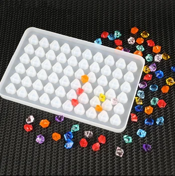

New DIY irregular diamond shape silicone mold decorative accessories resin jewelry handmade mold household goods mold