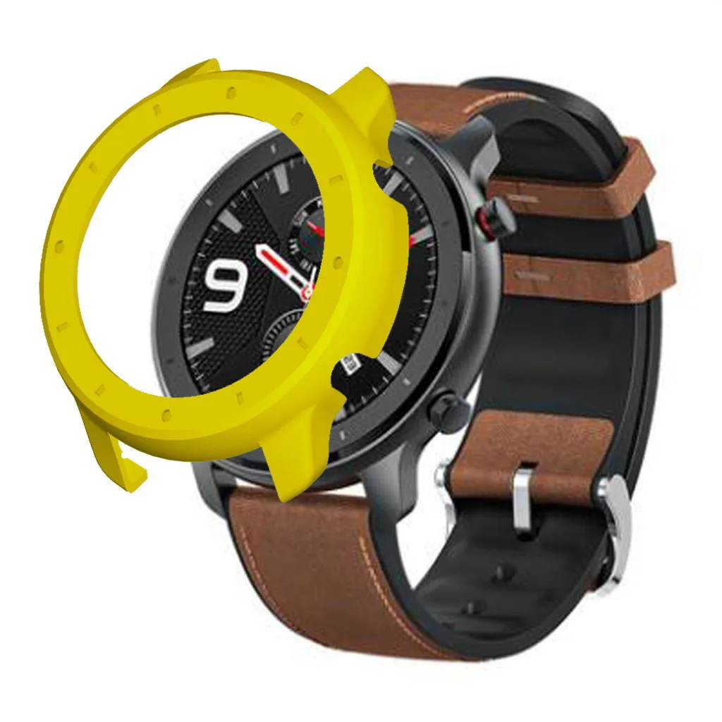 1 шт. многоцветный Сменный Чехол для часов защитная рамка для Xiaomi Huami AMAZFIT GTR 47 мм аксессуары для умных часов