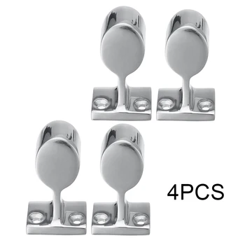 

4PCS 7/8" 316 Stainless Steel 60 Degree Boat Front Stanchion Hand Rail Fitting