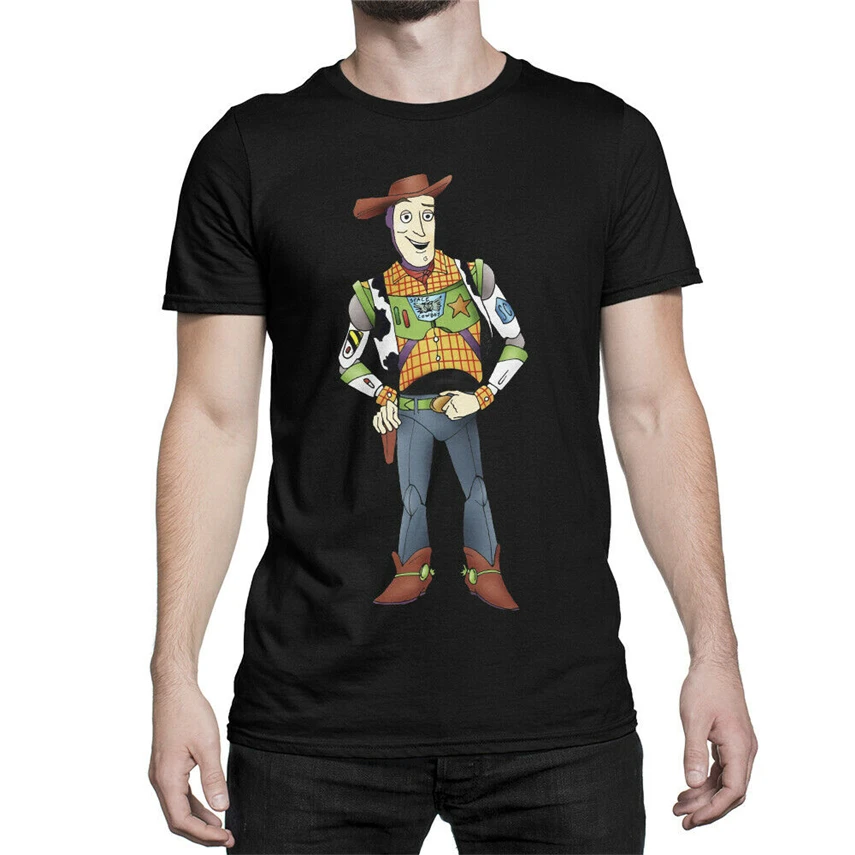 Buzz Lightyear как футболка с принтом в виде Шериф Вуди Toy Story Pixar больших размеров |