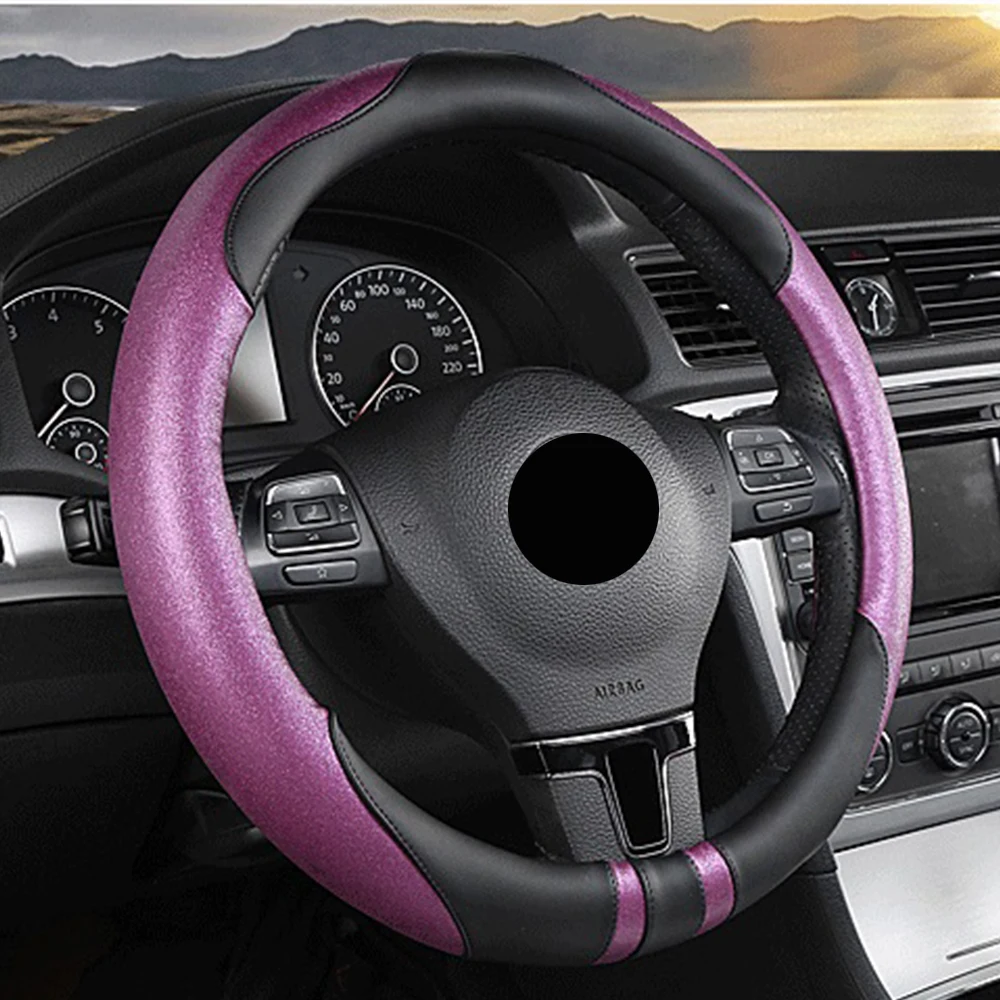 Универсальные аксессуары для интерьера, чехол на руль, подходит для Fiat 500 Fiat Panda Tipo 500X Fiat 500L Doblo Ducato Fiorino Talento