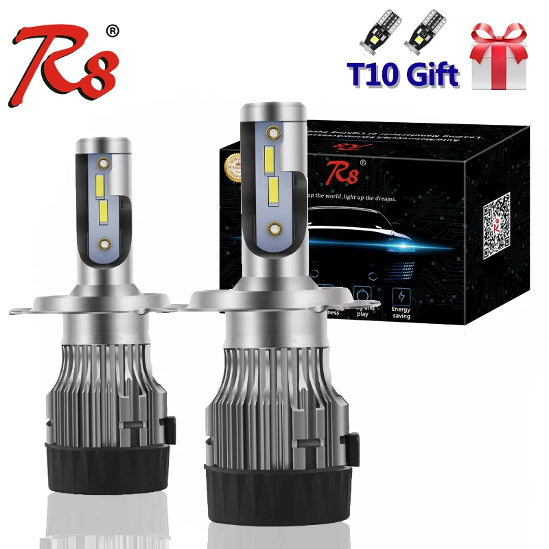 

R8 F3 Series Automotive LED Car Headlight Conversion Kits H1 H3 H27 880 H7 H11 5202 H4 9007 H13 Light Bulbs Head Lamp Restyling