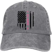 Бейсбольная кепка из окрашенной пряжи с американским флагом для кормящих взрослых