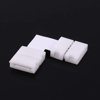 

Strip Light Connector RGB L Shape LED Adapter White 10MM Lighting