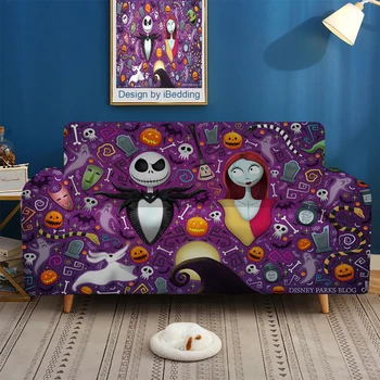 

Christmas Nightmare Living Room Sofa Cover L-Shaped Sofa Cover Flexible Sofa Cover For 1/2/3/4 Seats