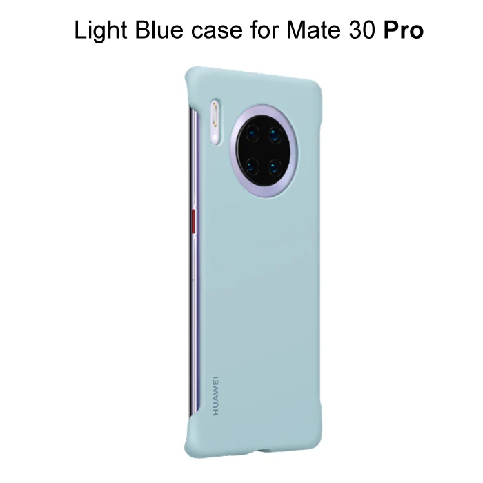 mate30pro Ligh blue Мягкий силиконовый чехол для HUAWEI mate 30 mate 30 Pro, задняя крышка с волокном внутри, чехол для mate 30 mate 30 Pro - Цвет: mate30pro Ligh blue