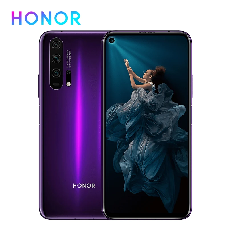 Honor 20 Pro смартфон с восьмиядерным процессором Kirin 980 ОЗУ 8 Гб ПЗУ 128 ГБ 6 26 дюйма 48 МП