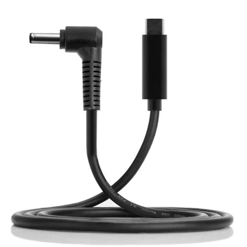 

Type C USB-C Input to Rectangle 6.0x1.4mm Power PD Charge Cable for Laptop