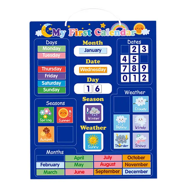 Learning Circle Time Center Development Table Counting Calendar 6