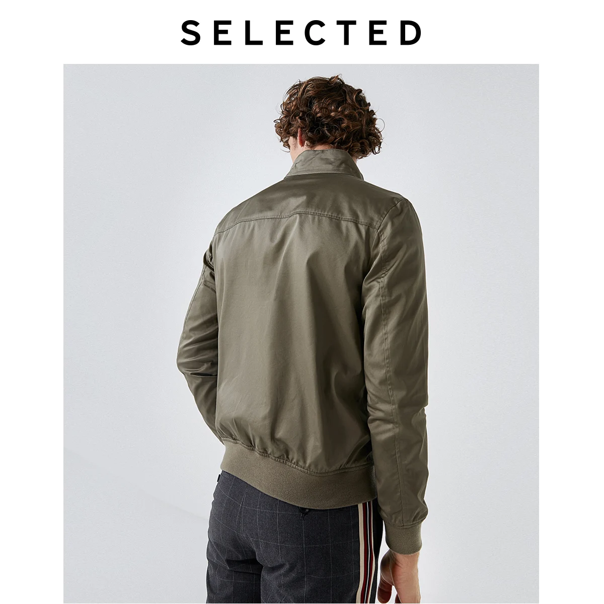 Избранное мужское хлопковое пальто осень контрастная клетчатая куртка Верхняя одежда S | 4193OM513