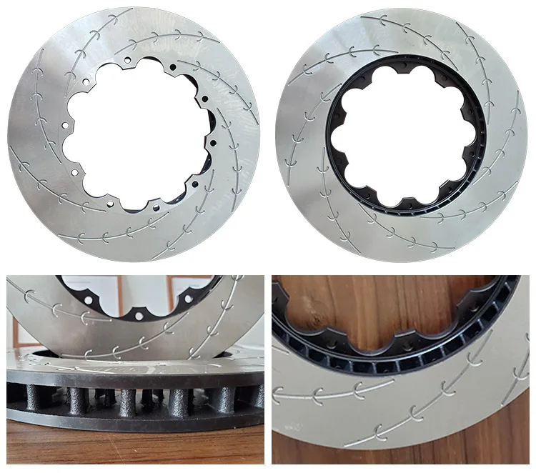 380mm/390mm Customized Sports Car Slotted Safety Brake Disc For Nissan GTR R35 Brake Rotors