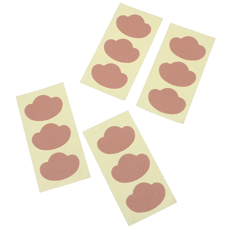 4 Sheets/12pcs Foot Care Stickers Gel Shoes Stickers Foot Care Tool Skin Silicone Relief Plaster Blister Patch Heel Protector