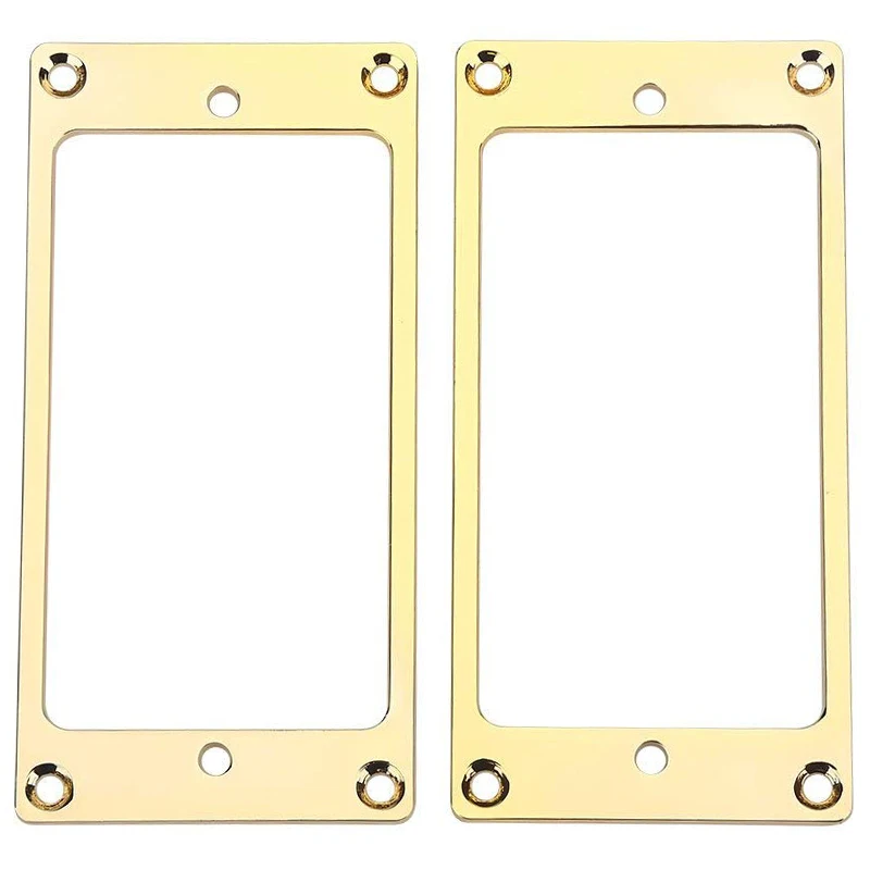 2 шт. металлическая плоская крышка хамбакера гитара Пикап рама с монтажным