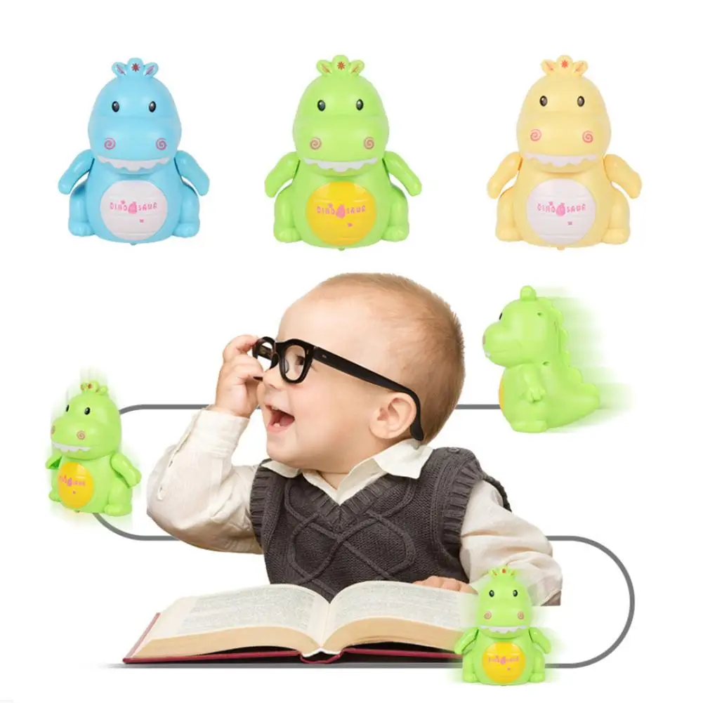 

Magic Pen Inductive Dinosaur Car Vehicle Toy Following Black Line Induction Rail Track Car With Charging Light Music For Kids
