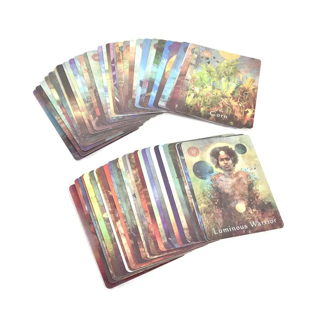 Новые 64 шт Lakens Tarot Kaarten Mystieke Sjamaan Tarot Kaart Tafel Dek Настольные игры для Familie Вечерние игры# N