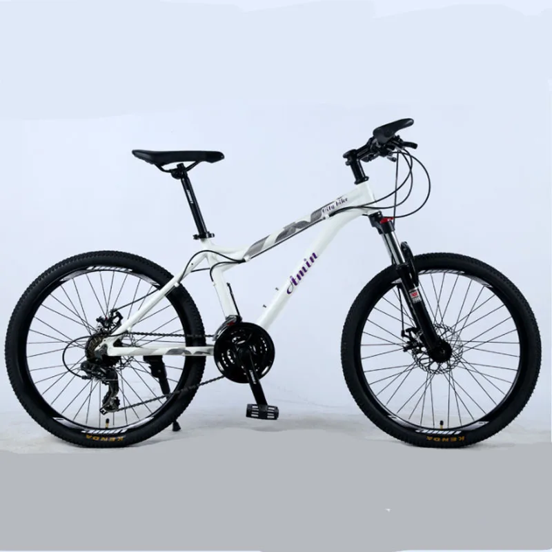Cheap 24-Inch Aluminum Alloy Bicicleta De Montaña21/24/27 Speed Double Disc Brake Female Off-Road Student Variable Speed Adult Bicycle 3