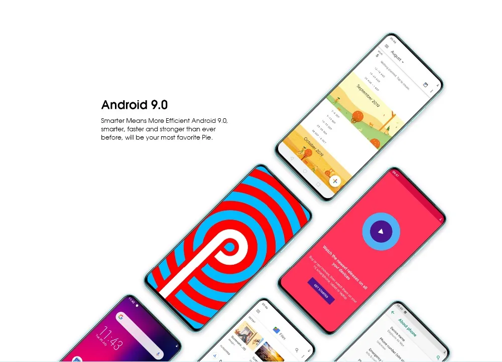 Elephone PX 6,5" FHD+ полноэкранная всплывающая камера 16 МП 3300 мАч глобальный мобильный телефон Android 9,0 MT6763 type C смартфон
