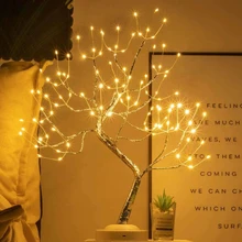 108 LED Flower Tree Light Desktop DIY Bonsai Tree Lamp for Wedding Bedroom Decor Valentine's Day lights Indoor Festoon Led Light