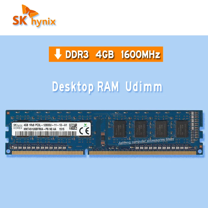 SK hynix Desktop Computer memory ddr3 4GB 1600MHz RAM PC3 8GB 12800U 10600Udimm