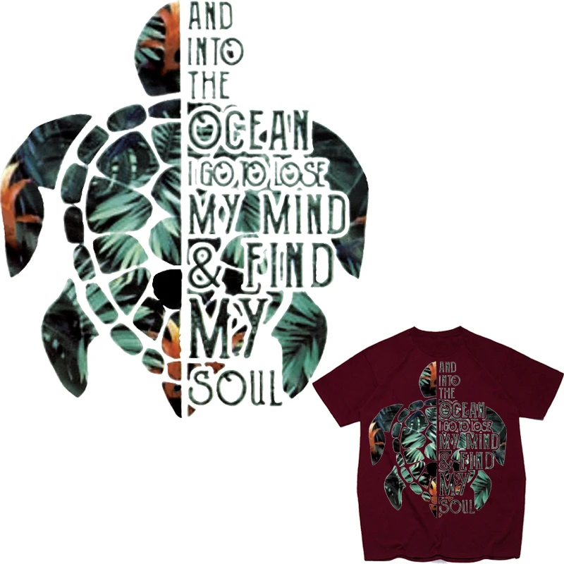 

Watercolor Letters Animal Patches Thermal Stickers on Clothes Iron-on Transfers for Clothing Thermoadhesive Patch Diy Applique