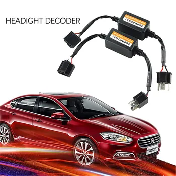 

2 Pcs LED Canbus Decoder Error Free for LED Car Headlight Bulb Kits for Lamps H4 Adapter Anti-Flicker Car Accessories