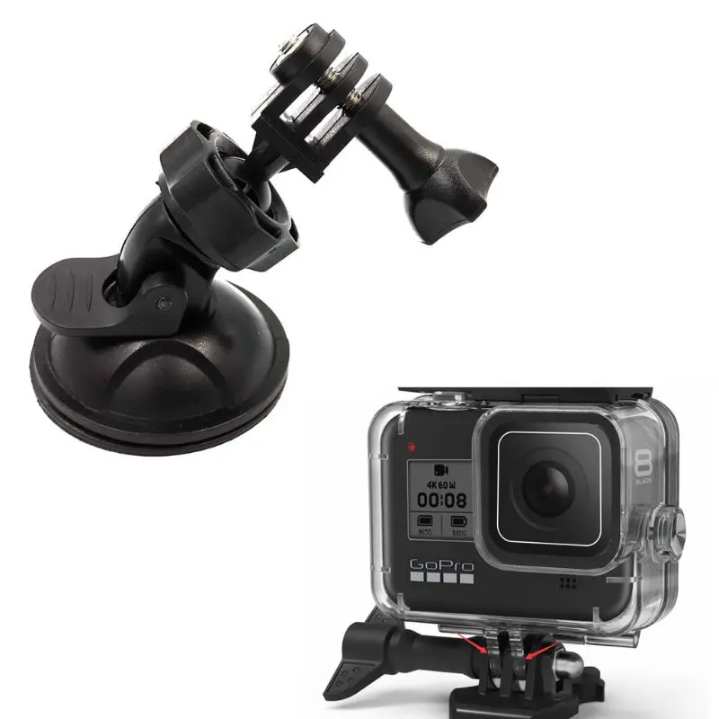 Автомобильный Держатель dvr с вращающимся кронштейном на 360 °, крепление для спортивной DV камеры, авто видеорегистратор на присоске